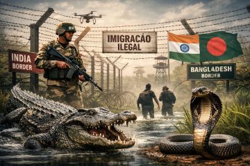 Índia estuda uso de serpentes e crocodilos para reforçar controlo da imigração na fronteira Índia estuda uso de serpentes e crocodilos para reforçar controlo da imigração na fronteira
