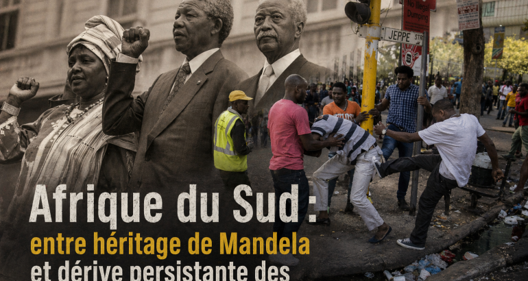 Afrique du Sud : entre héritage de Mandela et dérive persistante des violences xénophobes Afrique du Sud : entre héritage de Mandela et dérive persistante des violences xénophobes